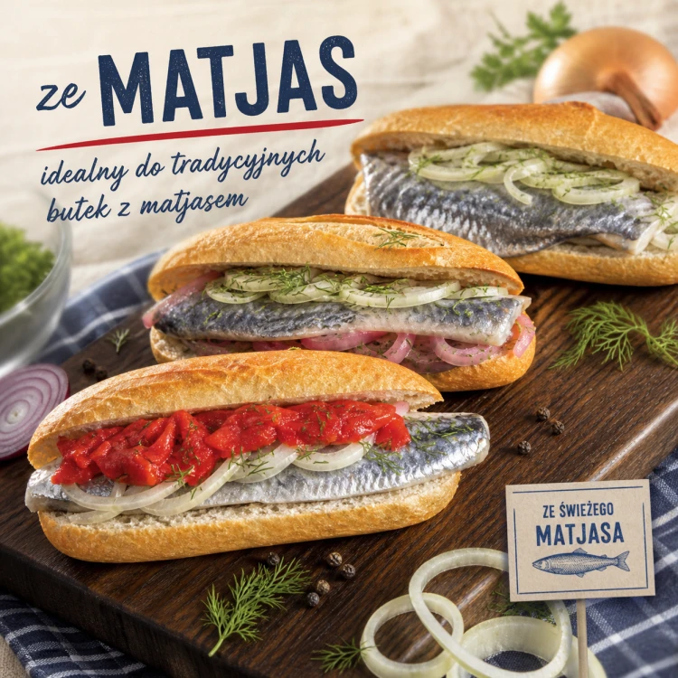 matjas bulka z matjasem